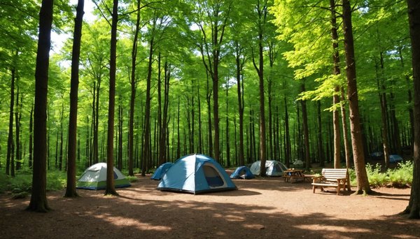 Sélection des 10 meilleurs campings en forêt en France