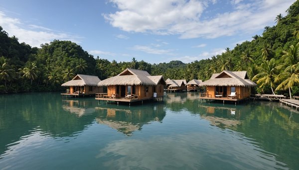 Expériences uniques : séjourner dans un bungalow flottant